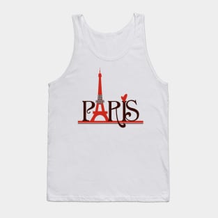 Paris T-shirt Tank Top